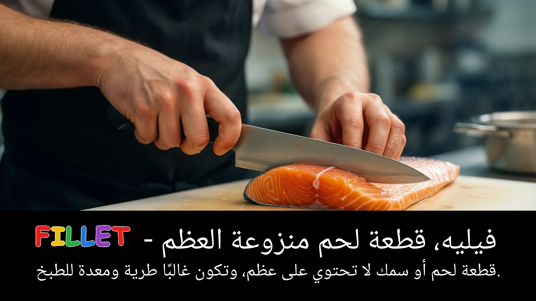 Arabic Illustration for fillet